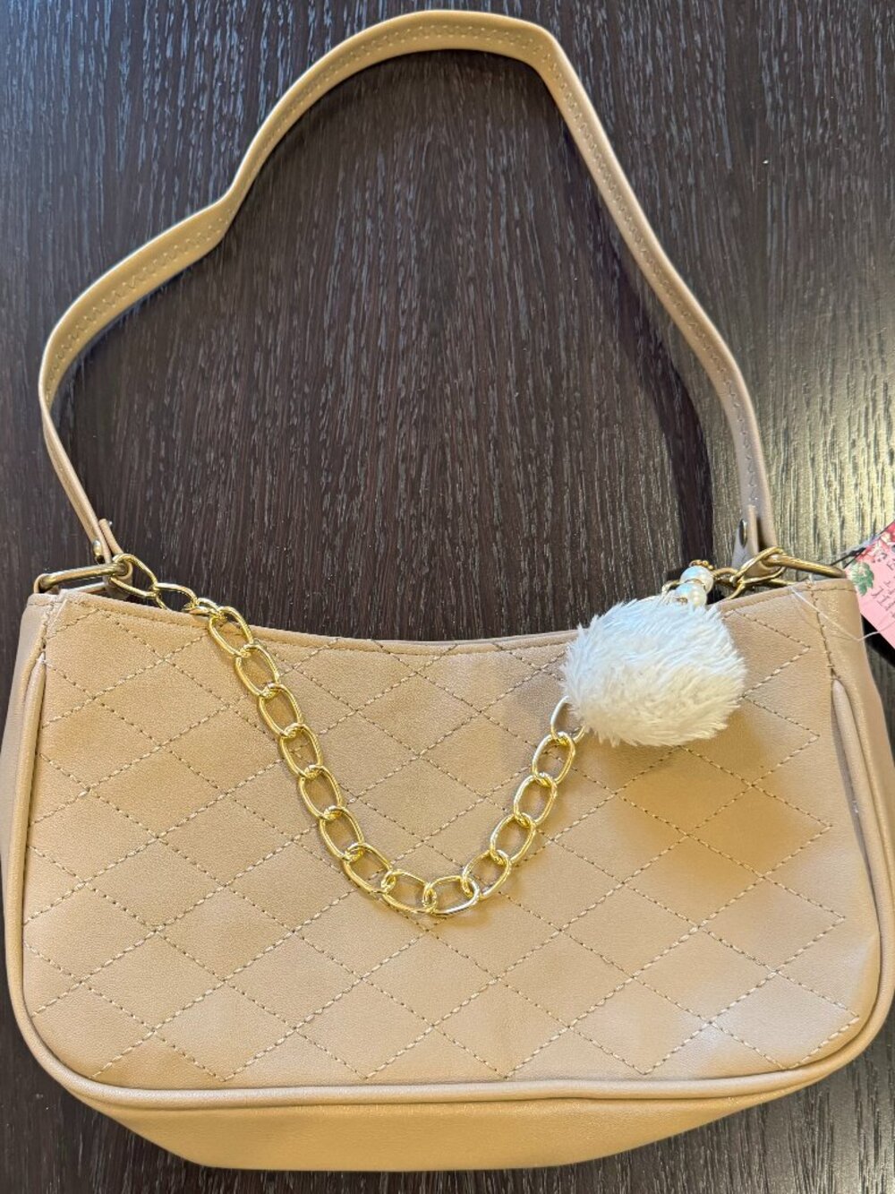 Chic Girls' Purse with Gold Chain